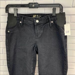 🆎NWT Gap Maternity Jeans True Skinny Black 26R